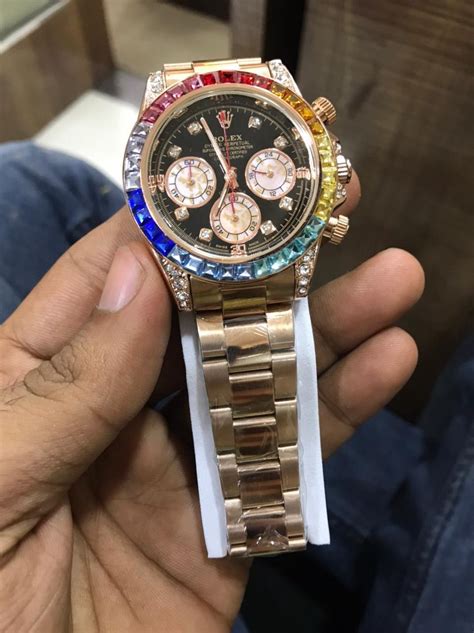 rolex rainbow' rose gold price|rolex rainbow 2021 price.